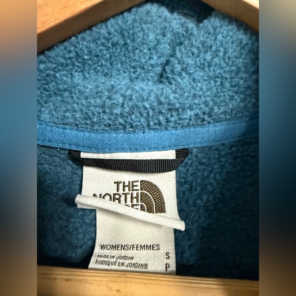 The North Face Polar Teal Full Zip Fleece Jacket Size SP - Picture 4 of 7